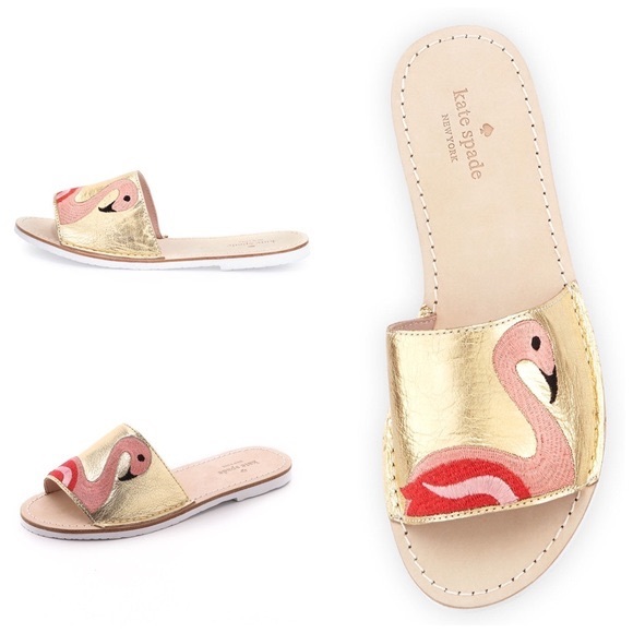 kate spade Shoes - 🎉HP 4/26🎉NWOT Kate Spade Flamingo Slides